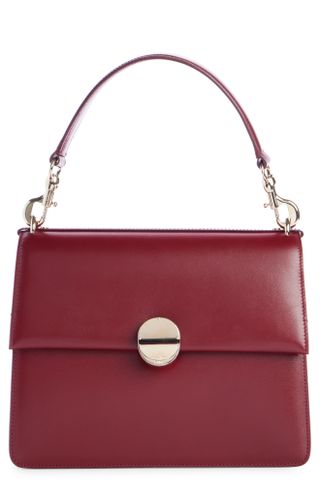 Chloé + Penelope Structured Leather Shoulder Bag