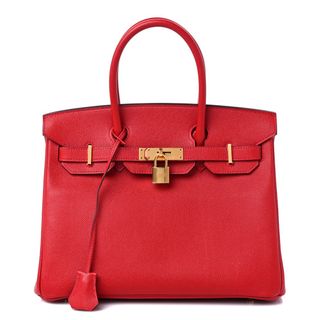 Hermès + Epsom Birkin 30 Rouge Casaque