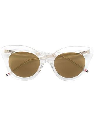 Thom Browne Eyewear + Cat Eye Sunglasses