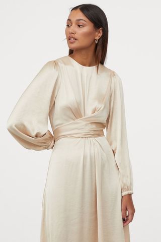 H&M + Satin Dress