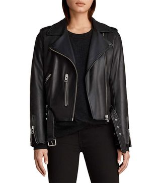 AllSaints + Balfern Leather Biker Jacket