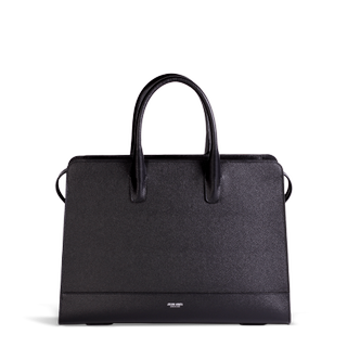 Ateliers Auguste + Grand Madame Handbag - Black Pebble Leather