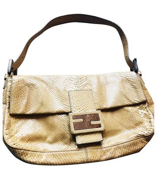 Fendi + Baguette Python Mini Bag