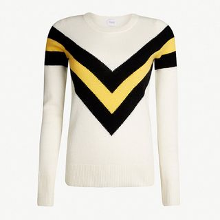 Madeline Thompson + Akiva Patterned Cashmere Jumper