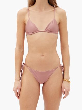 Jade Swim + Via Triangle Bikini Top