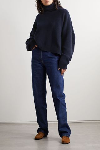 The Row + Ezio Wool and Cashmere-Blend Turtleneck Sweater