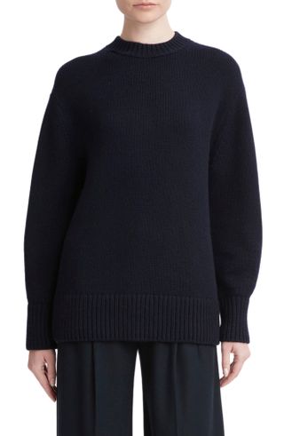 Vince + Oversize Balloon Sleeve Wool & Cashmere Sweater