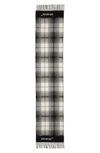 Off-White + Check Blanket Scarf