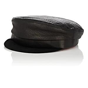 House of Lafayette + Leather & Suede Fisherman Cap