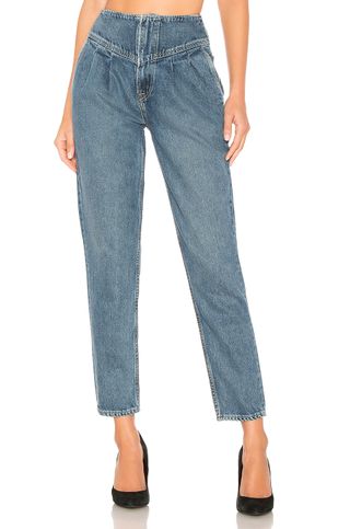 GRLFRND + Amelia Pleated Jeans