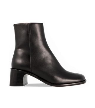 By Far + Jeanne Black Leather Boots