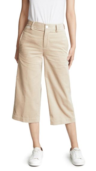 Vince + Corduroy Cropped Wide Pants