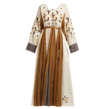 Vita Kin + Magnolia Embroidered Linen Dress