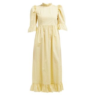 Batsheva + Kate Floral-Print Cotton Dress