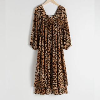 
Other Stories + Leopard Kaftan Maxi Dress