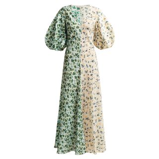 Lee Matthews + Eloise Floral-Print Silk Dress