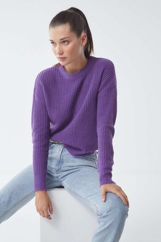 Urban Outfitters + Andi Pullover Crew-Neck Sweater