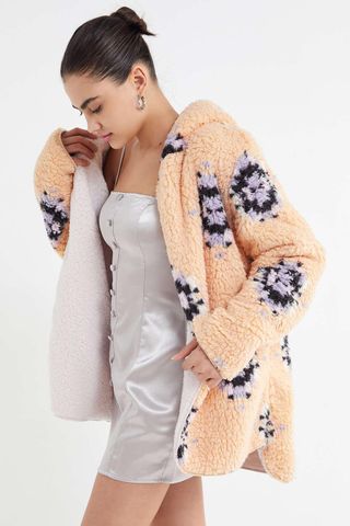 Urban Outfitters + Carmella Cozy Reversible Teddy Coat
