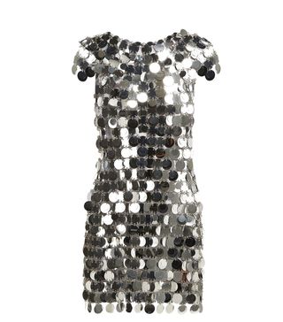 Paco Rabanne + Chainmail Sequin Mini Dress