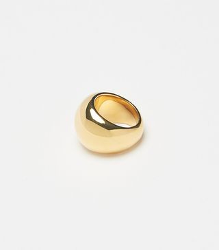 Bagatiba + Large Gold Orb Ring