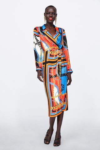 Zara + Chain Print Dress