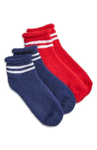 Bp. + Assorted 2-Pack Stripe Ankle Socks