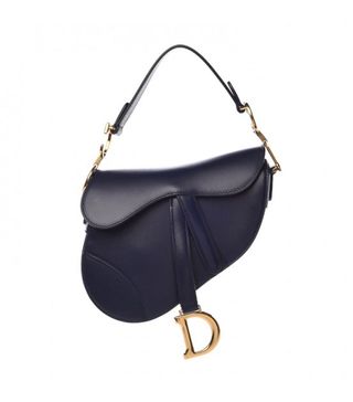 Dior + Calfskin Mini Saddle Bag