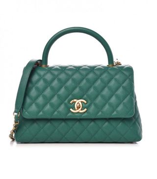 Chanel + Cavier Quilted Coco Handle Bag