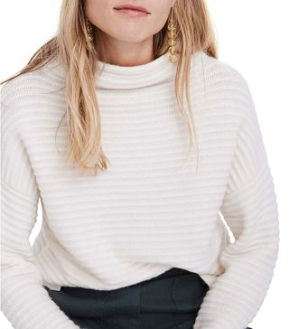 Madewell + Belmont Mock Neck Sweater