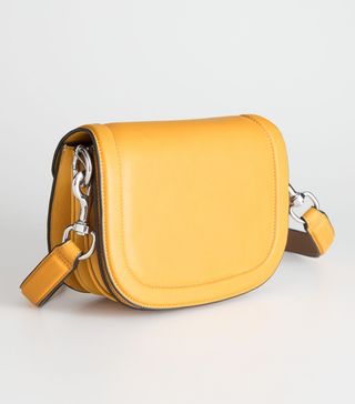 & Other Stories + Leather Mini Saddle Bag