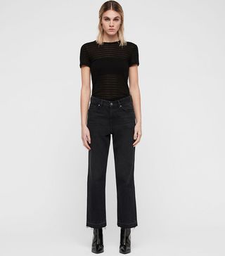 AllSaints + Straight TY Jeans