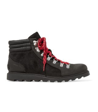 Sorel + Ainsley Conquest Waterproof Leather and Suede Ankle Boots