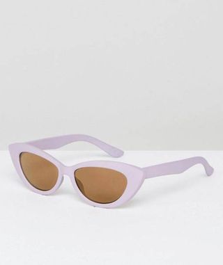 ASOS Design + Small Pointy Cat Eye Sunglasses