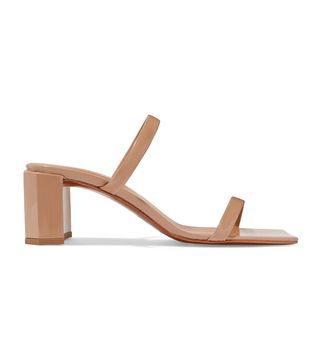 By Far + Tanya Patent-Leather Sandals