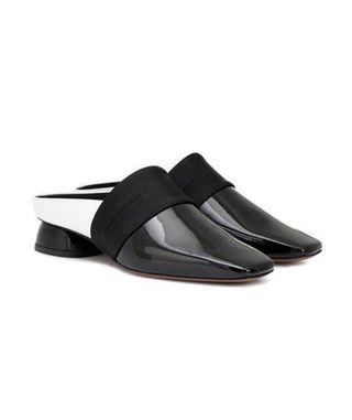 Neous + Zygo Patent Leather Slippers