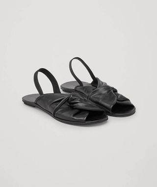 COS + Knotted Leather Sandals