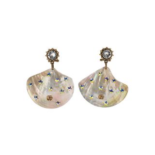 Gucci + Earrings With Shell Pendants