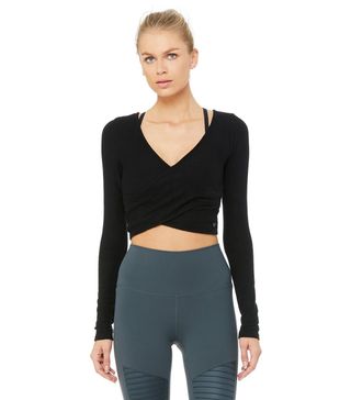 Alo Yoga + Amelia Luxe Long Sleeve Crop