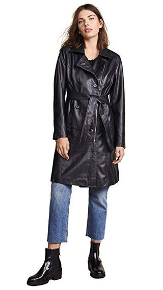 BlankNYC + Vegan Leather Trench Coat