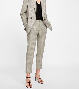 Zara + Checkered Pants