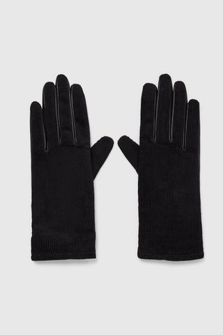 Zara + Gloves With Corduroy