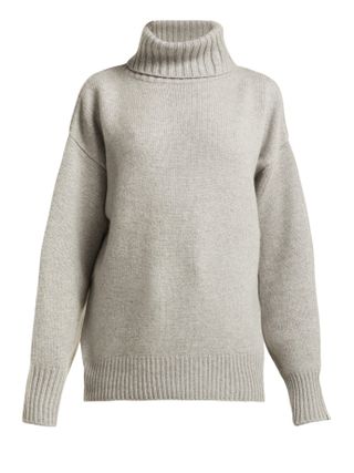 Extreme Cashmere + No.20 Oversized Cashmere-Blend Roll-Neck Sweater