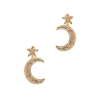 Soru Jewellery + Peach Notte 18kt Gold-Plated Drop Earrings