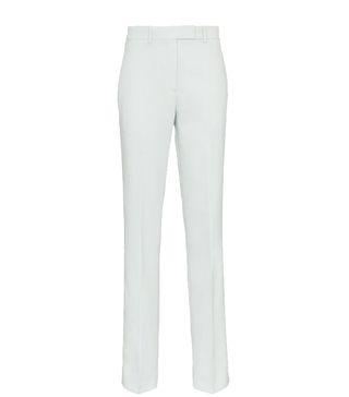 Calvin Klein 205W39NYC + Straight-Leg Wool Trousers With Tuxedo Stripe