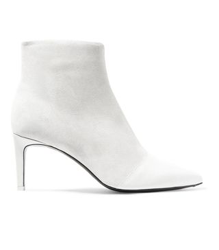 Rag & Bone + Beha Paneled Leather and Suede Ankle Boots
