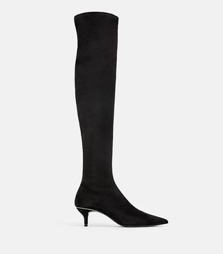 Zara + Thin Heel Boots