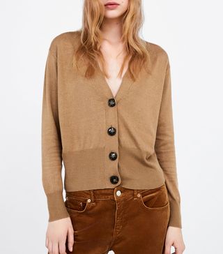 Zara + Cardigan With Buttons