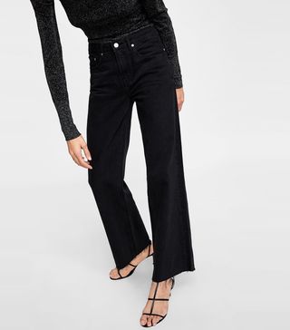 Zara + ZW Premium City Worker Jeans in Black