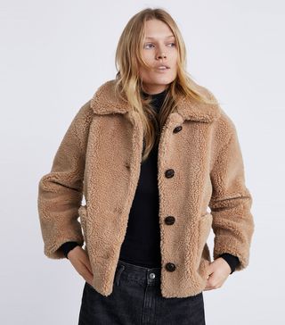Zara + Fleece Textured Jacket