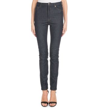 Victoria Beckham + High-Waist Slim-Leg Jeans
